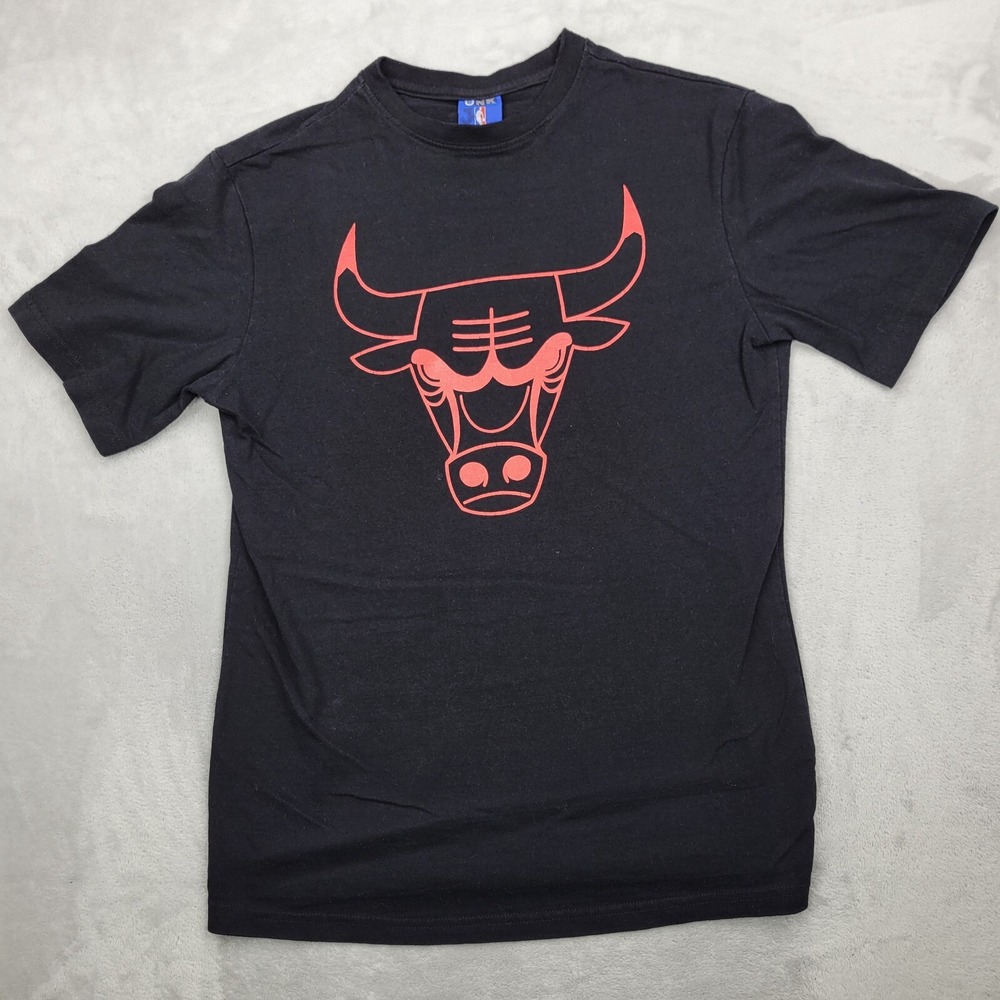 Chicago Bulls Shirt Mens Large Basketball Team Crew Fan Game Logo Mascot Adult L